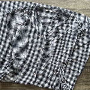 uniqlo gingham maxi dress